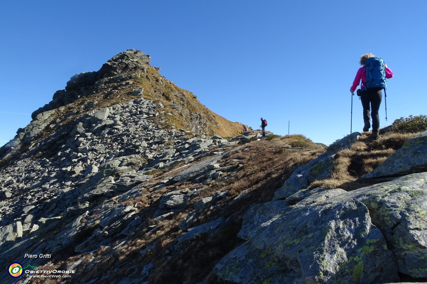 60 Ultimo ripido impegnativo strappo per cima Monte Tartano.JPG -                                